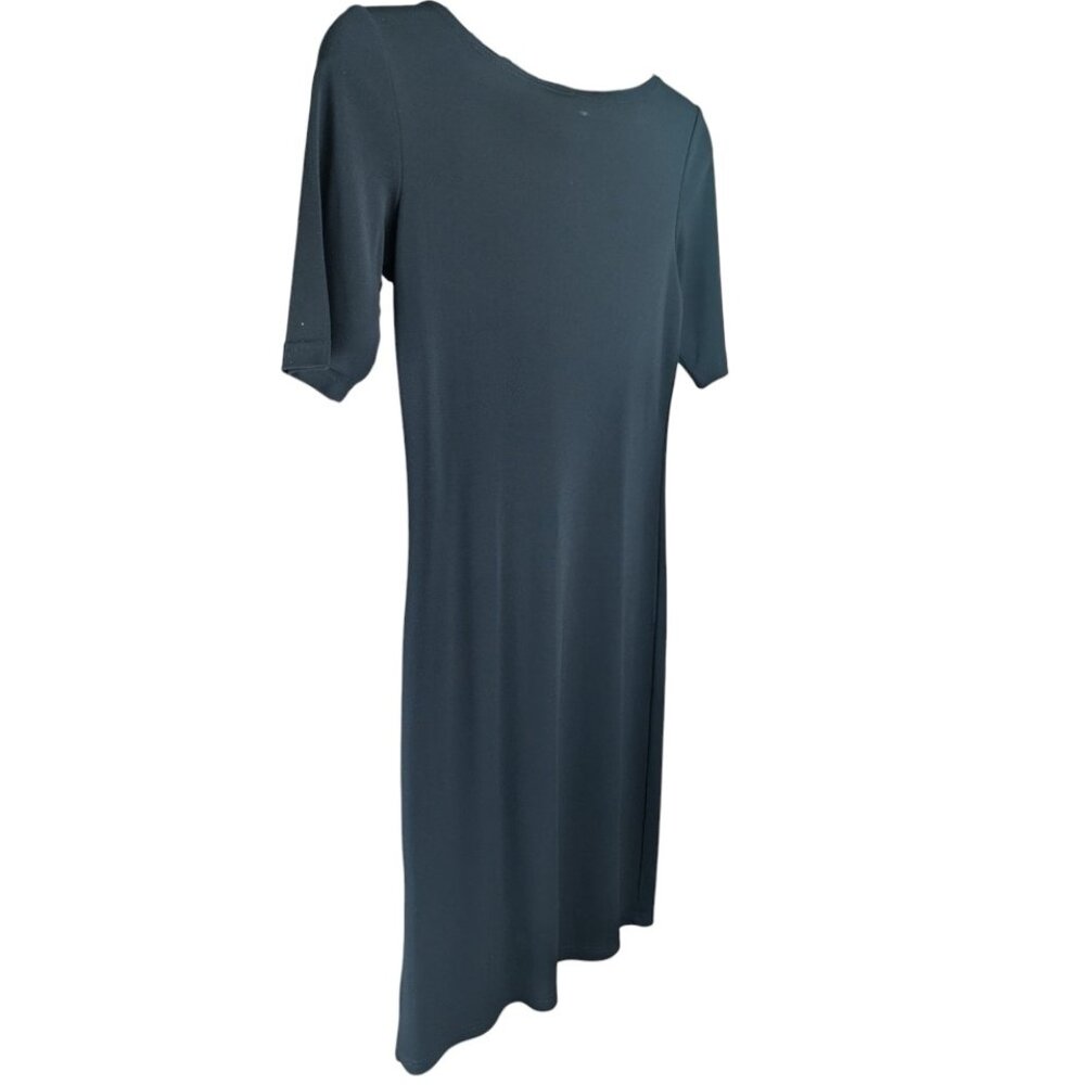 Gap T-Shirt Midi Dress Women's XS Slim Slit Hem Rayon/Polyester Blend
